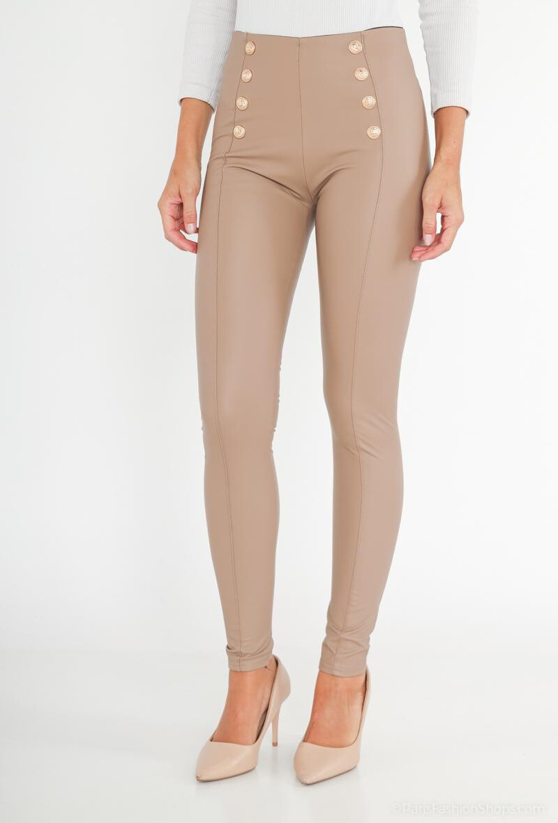 Wholesaler Melya Melody - Faux leather leggings