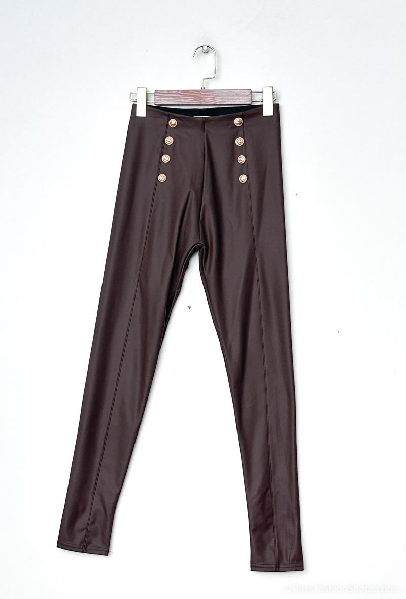 Faux leather leggings - Image 9