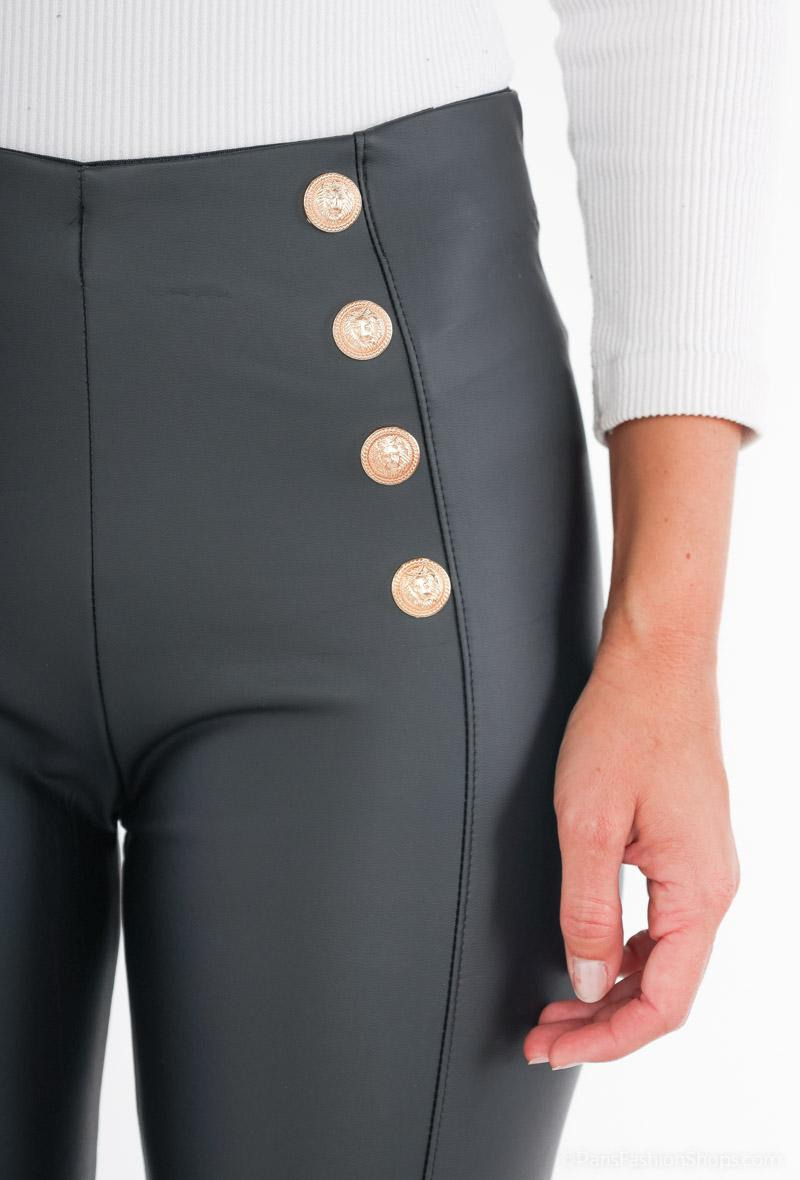 Faux leather leggings - Image 5