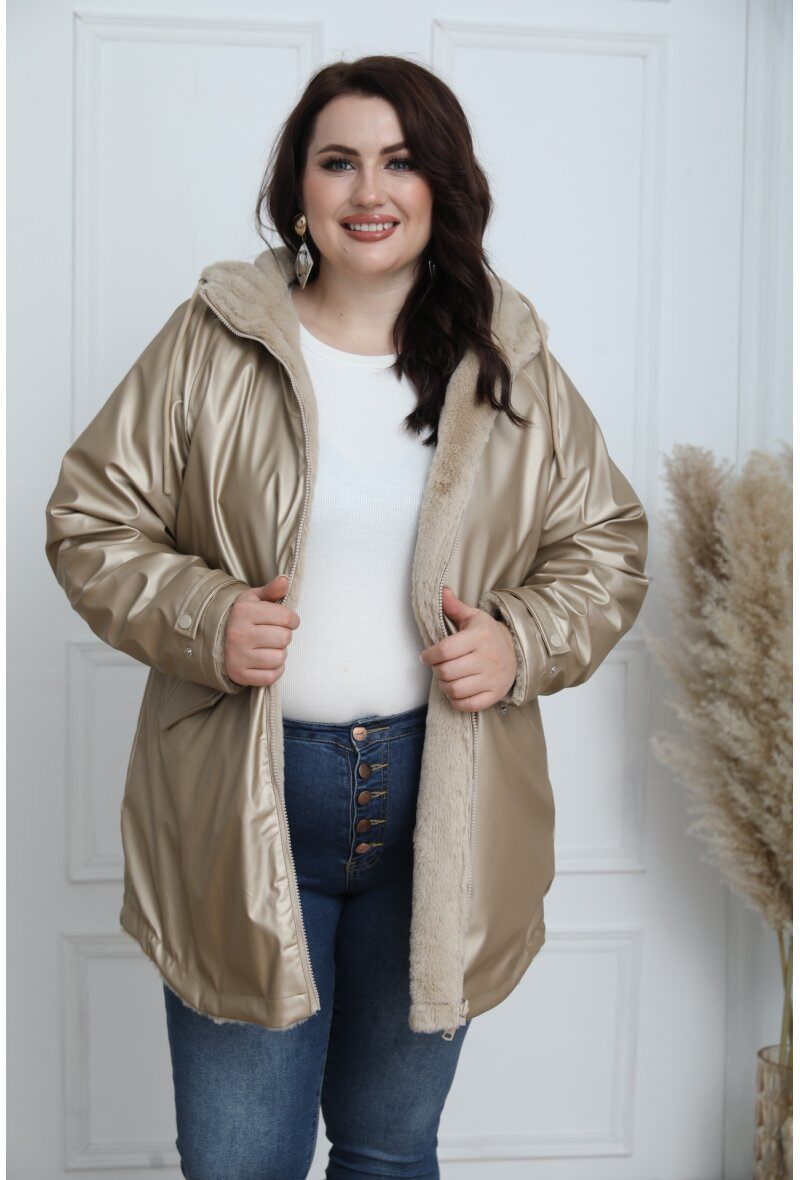 Manteau/Parka Waterproof réversible fourré Grande taille - Image 3
