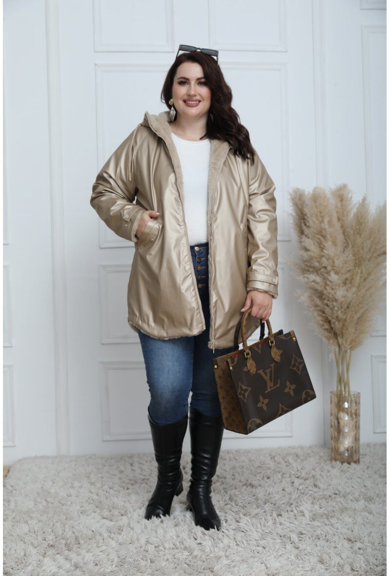 Manteau/Parka Waterproof réversible fourré Grande taille - Image 1