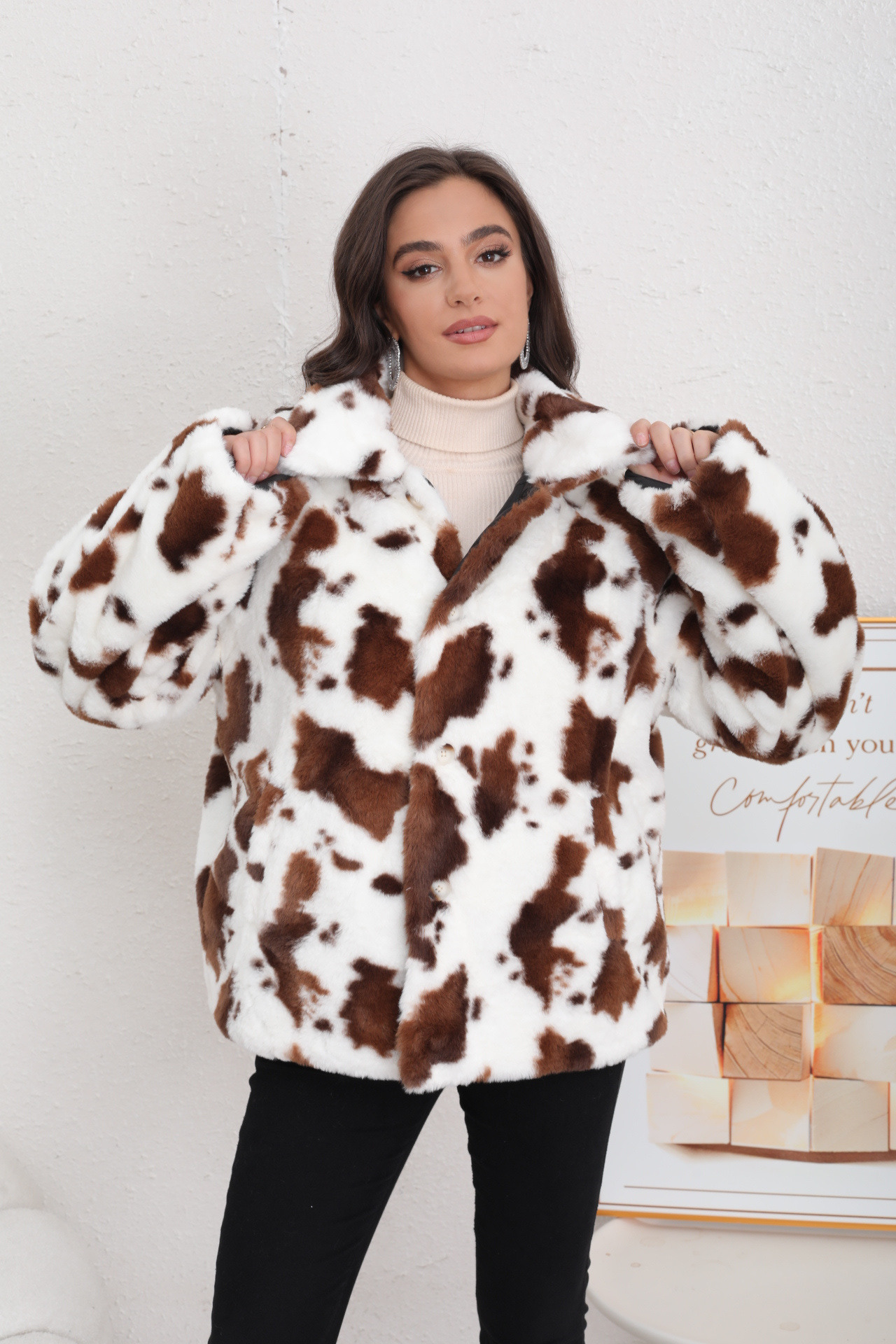 Reversible Animal Print Puffer Jacket - Image 13