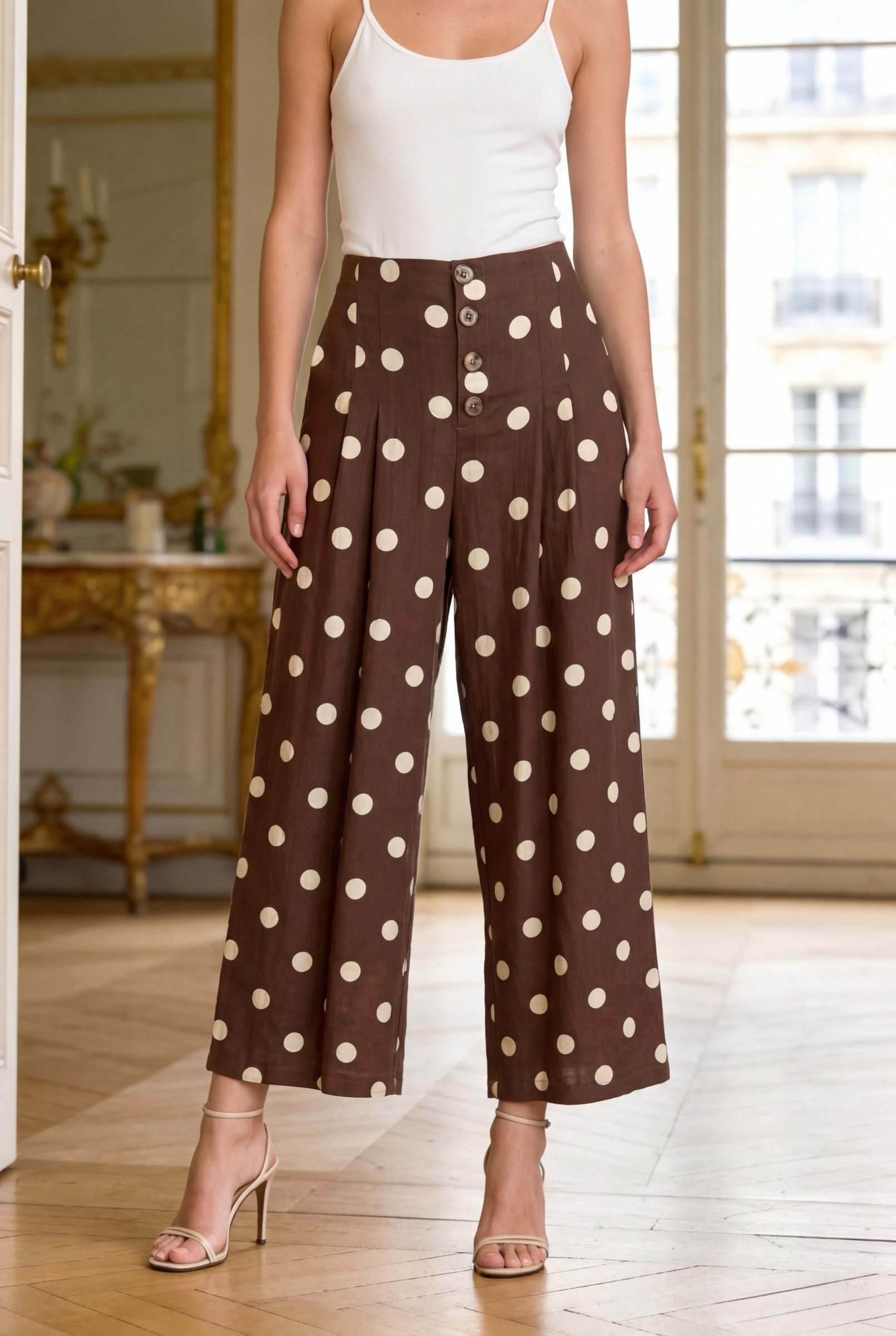 Punktmusterhose - Image 1
