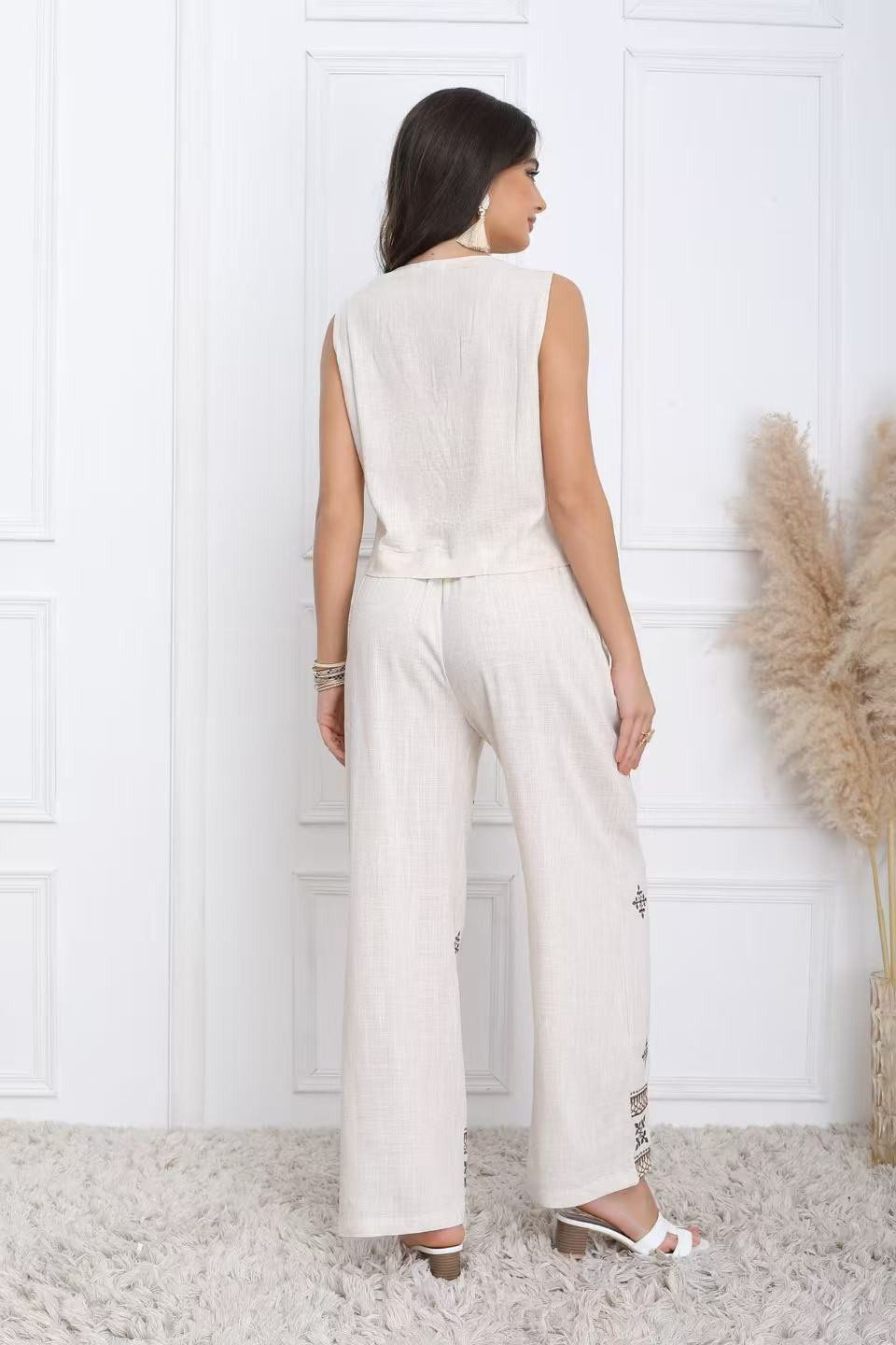 Pantaloni ricamati - Image 3