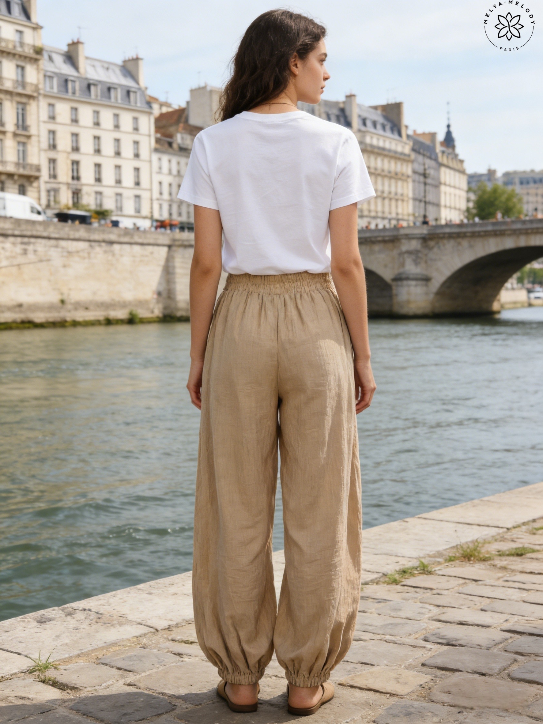 Pantaloni fluidi a gamba affusolata - Image 8