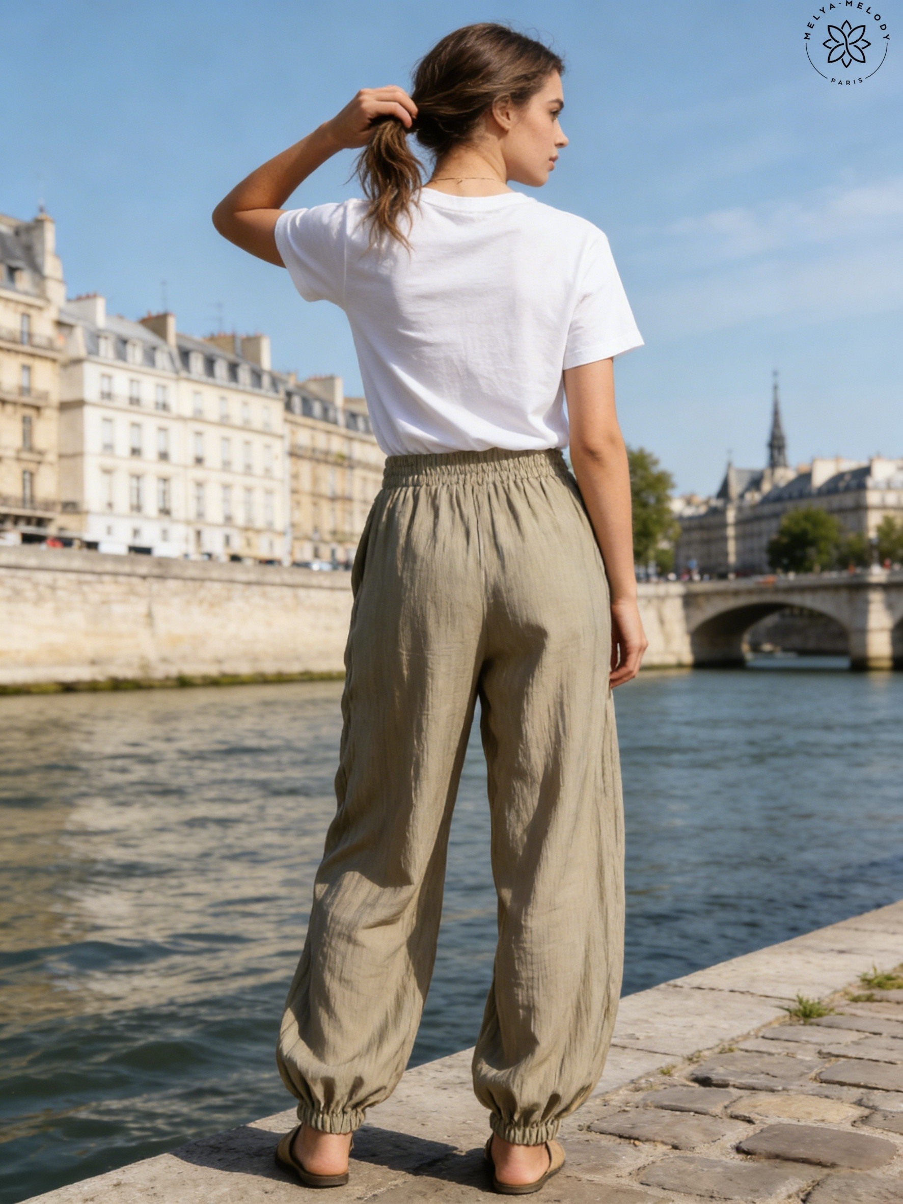 Pantaloni fluidi a gamba affusolata - Image 11