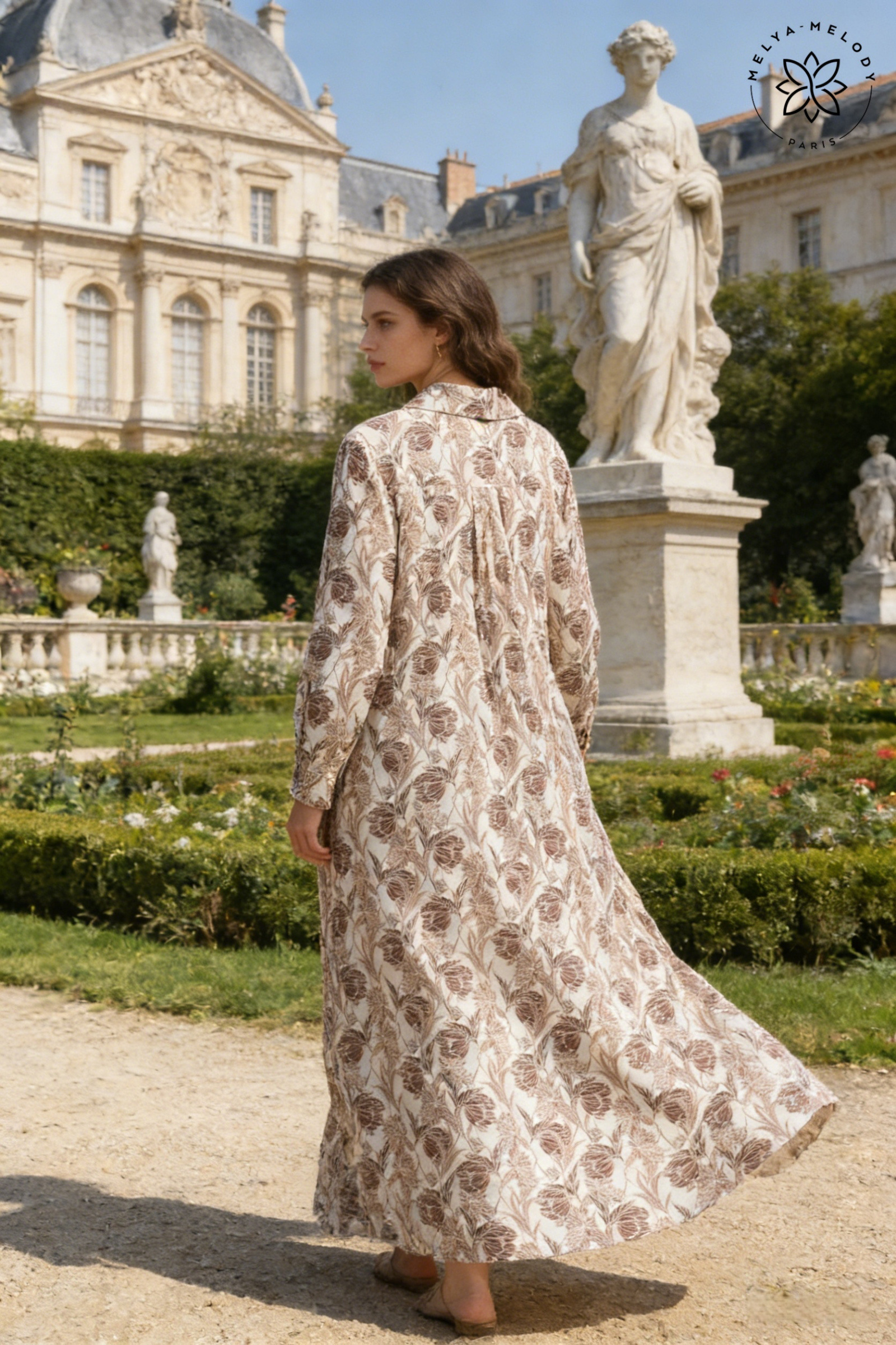Hemdblusenkleid mit Blumenmuster - Image 4
