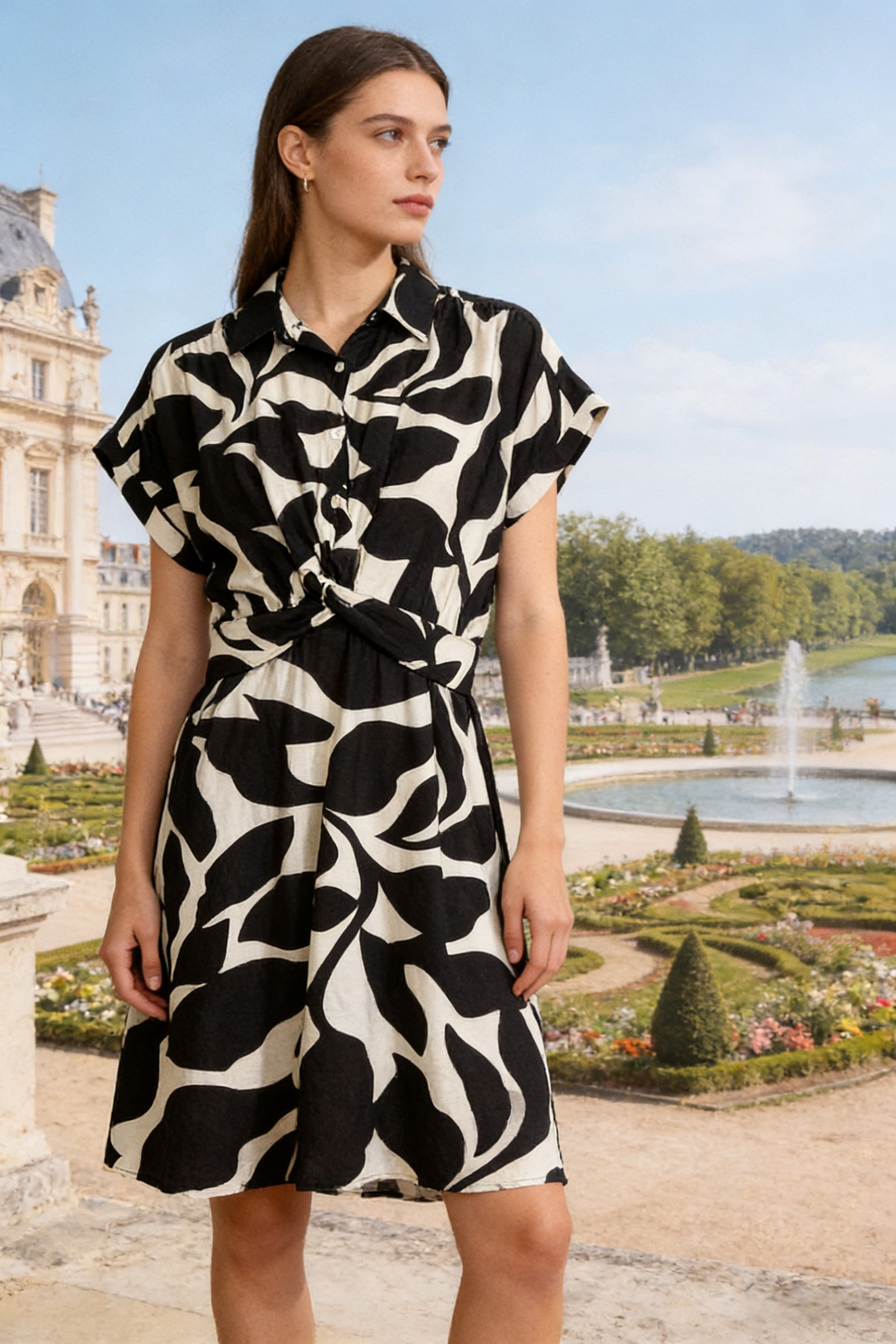 Gedrucktes Kleid - Image 1
