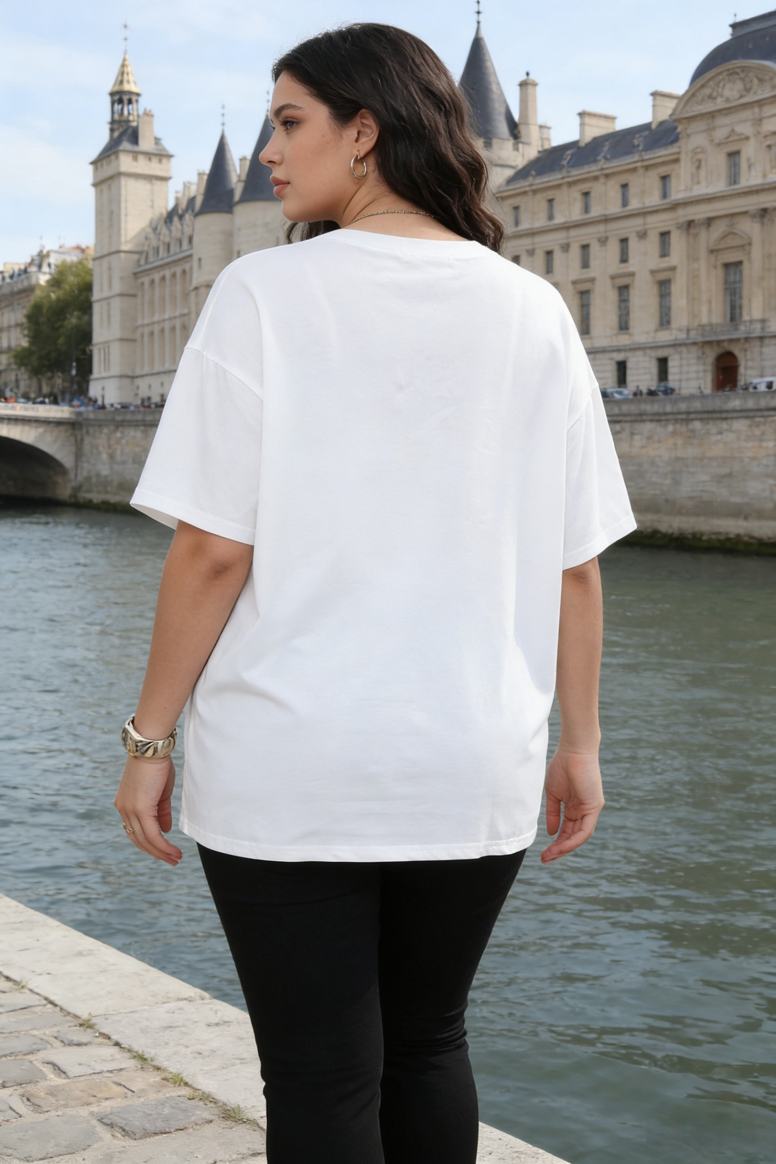 T-shirt brodé Grande taille - Image 4