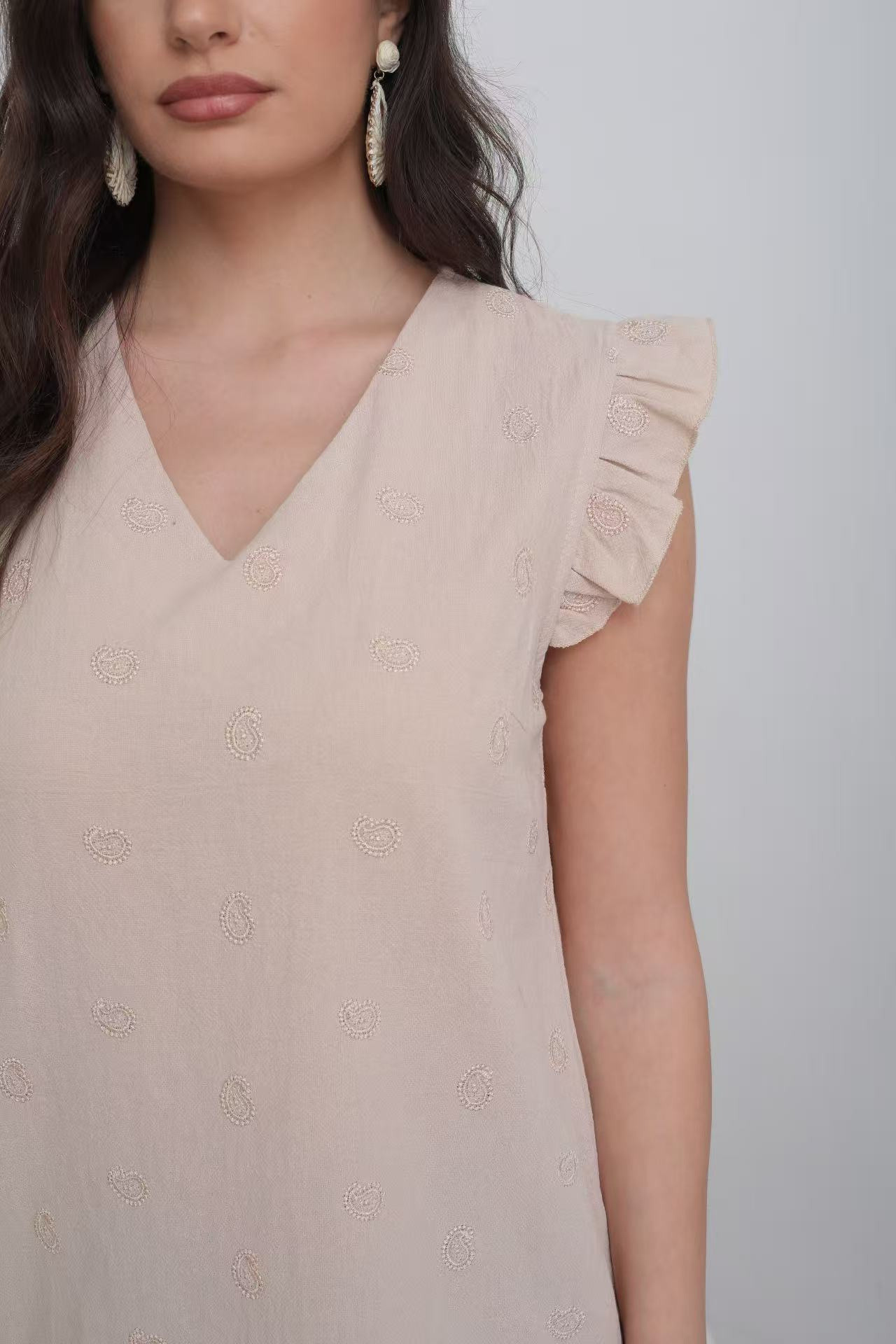 Golden embroidered top - Image 7