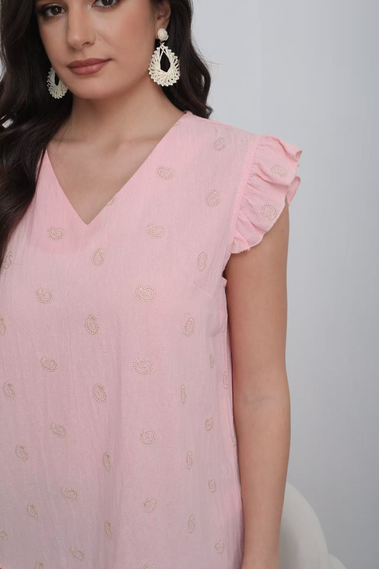 Golden embroidered top - Image 9