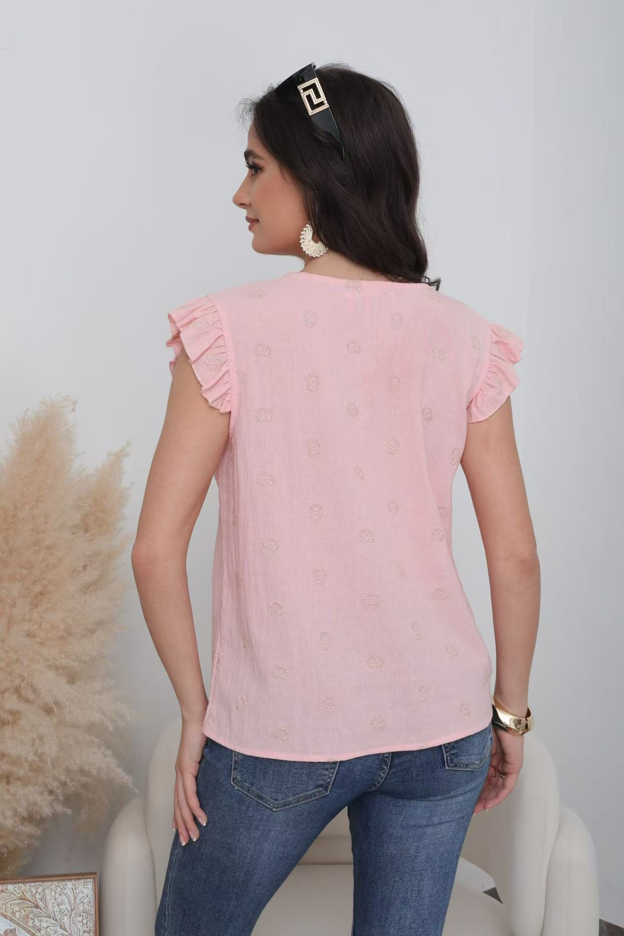 Golden embroidered top - Image 11