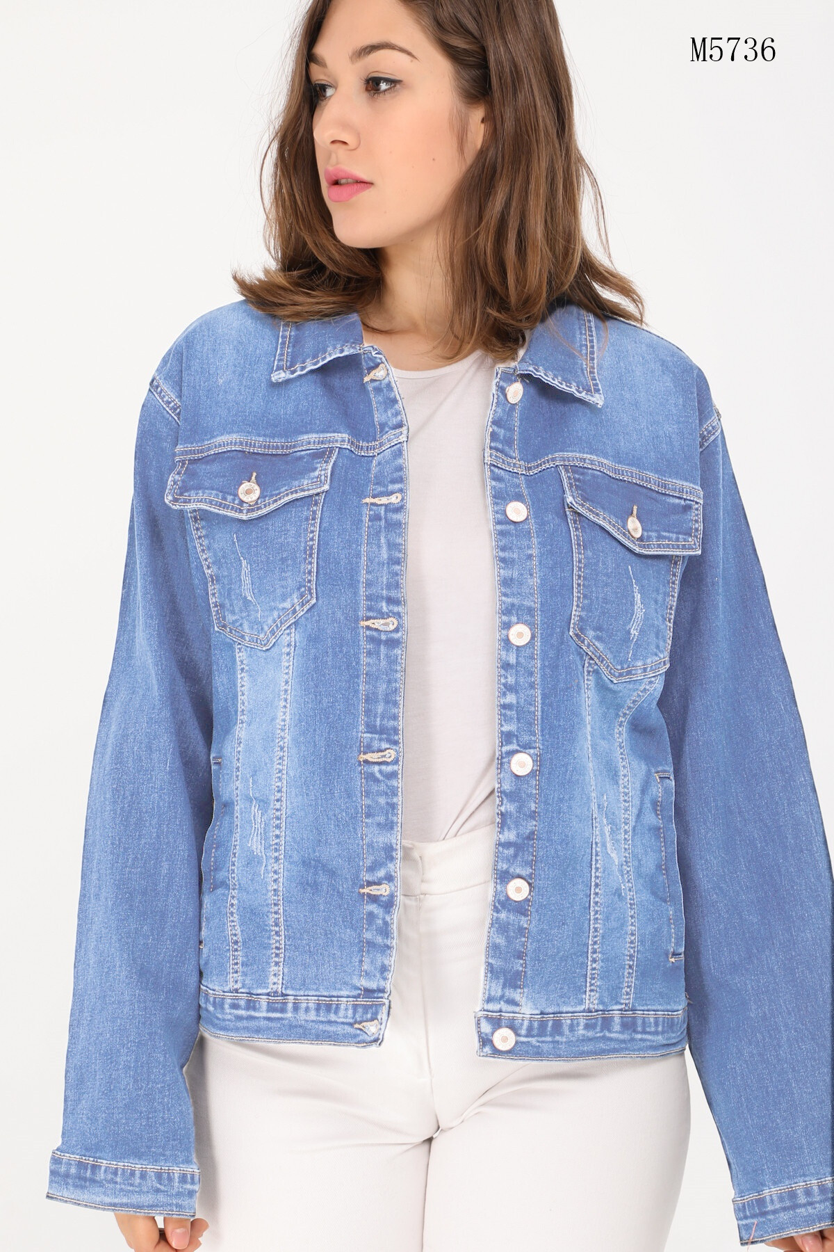 Grossiste Melya Melody - Veste en jeans