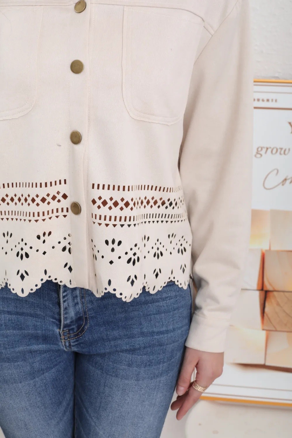 Women's Suede Jacket - Image 13
