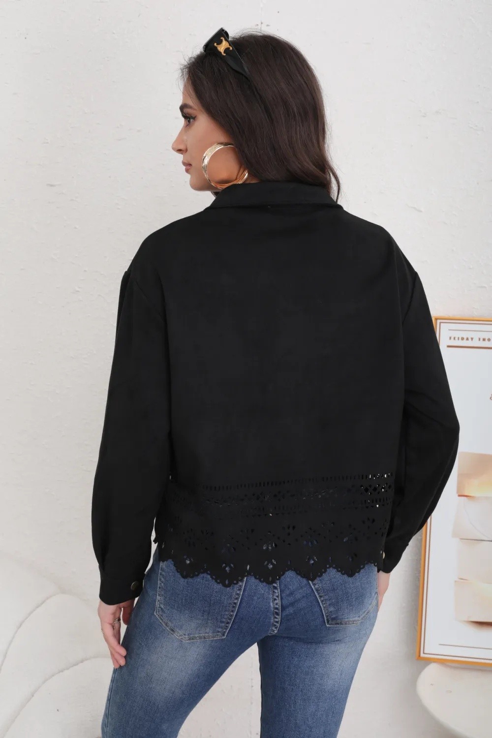 Women's Suede Jacket - Image 17