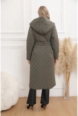 Lange gesteppte Jacke in Übergröße - Image 7