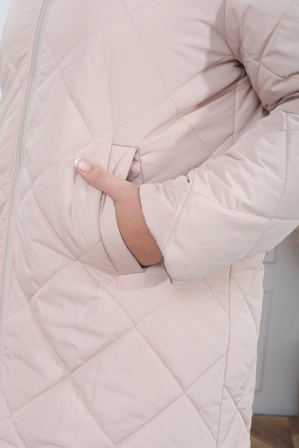 Plus Size Reversible Waterproof Padded Parka - Image 10