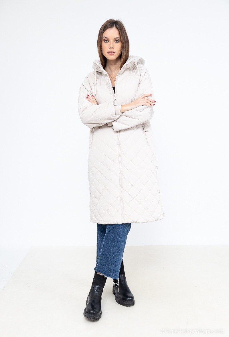 Chaqueta larga acolchada - Image 2
