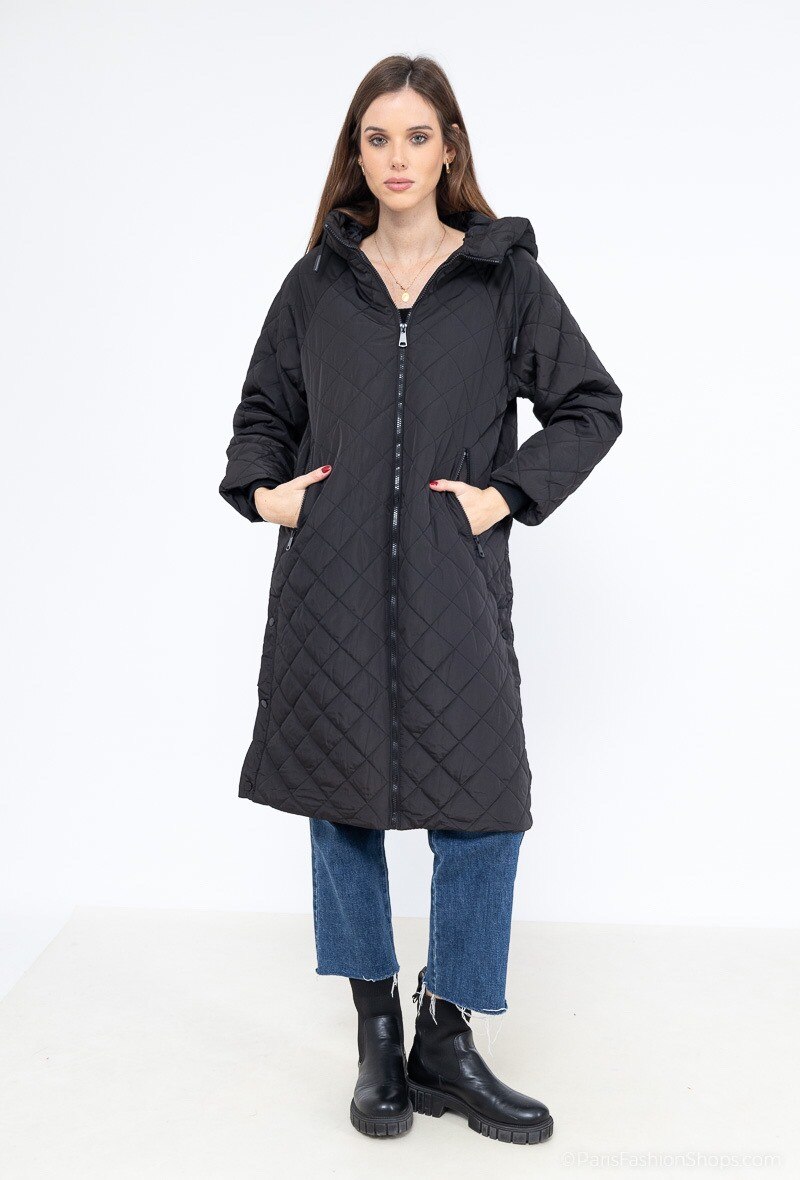 Chaqueta larga acolchada - Image 1