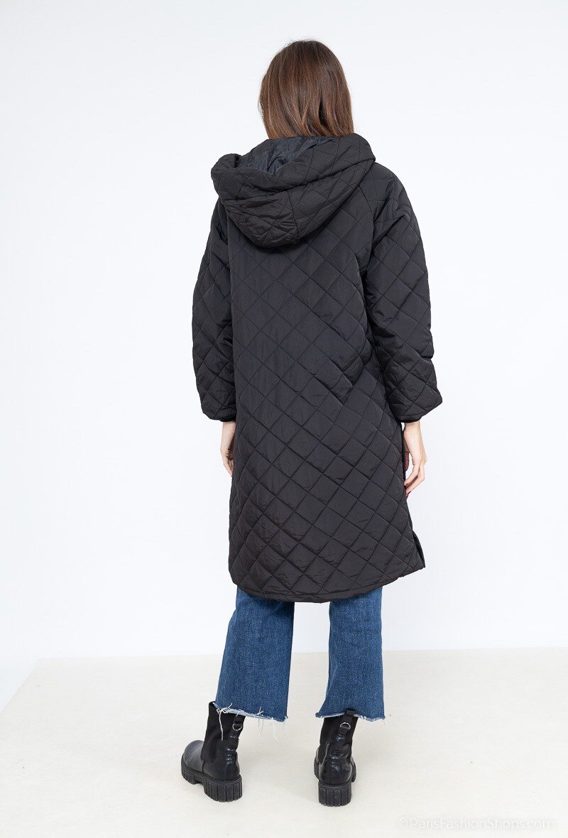Chaqueta larga acolchada - Image 9