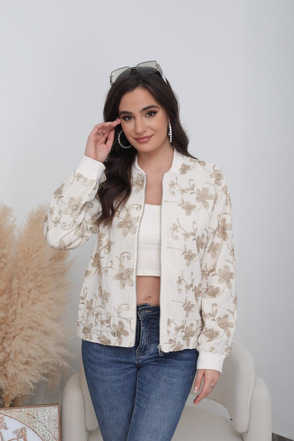 Bestickte Bomberjacke - Image 4