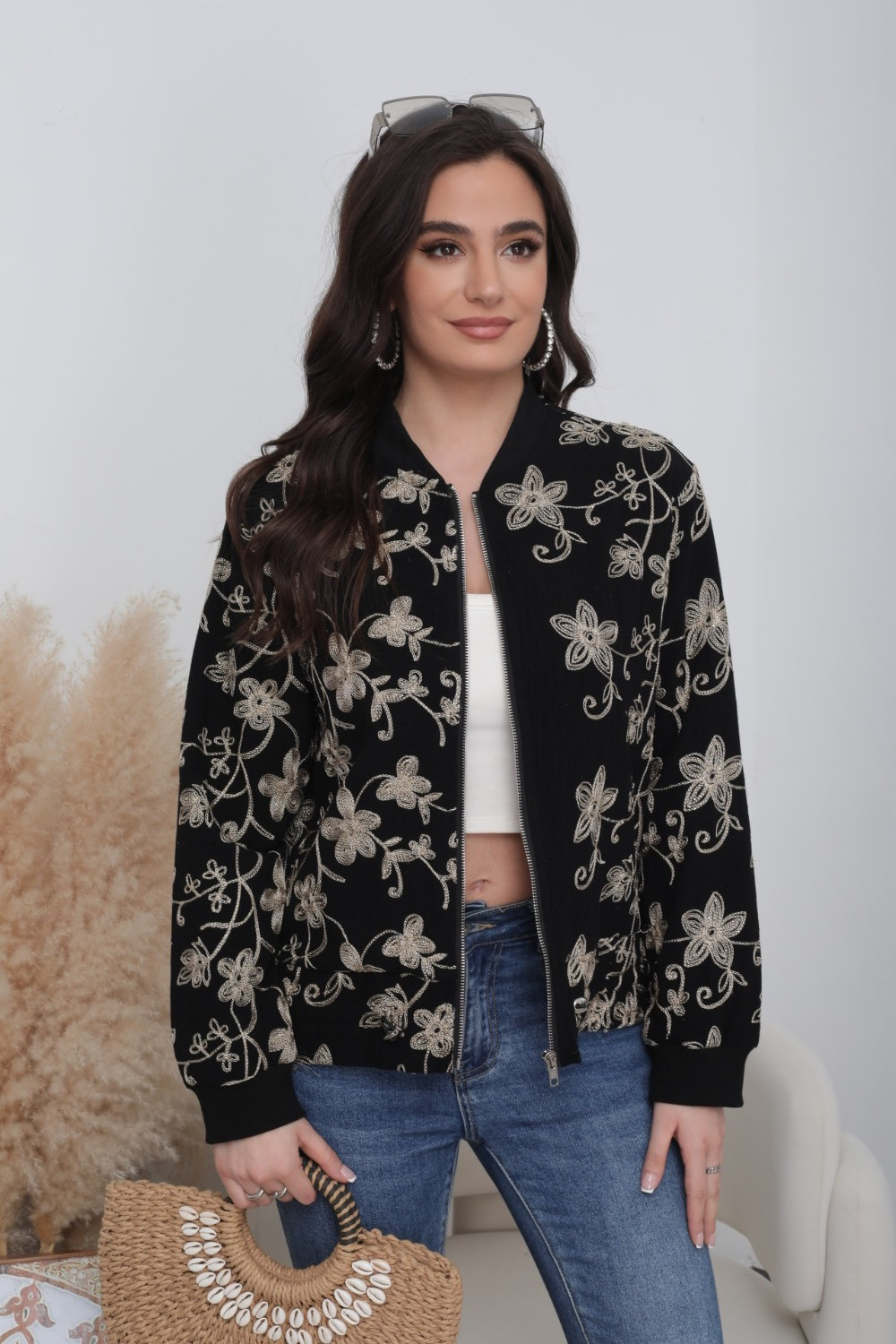 Bestickte Bomberjacke - Image 3