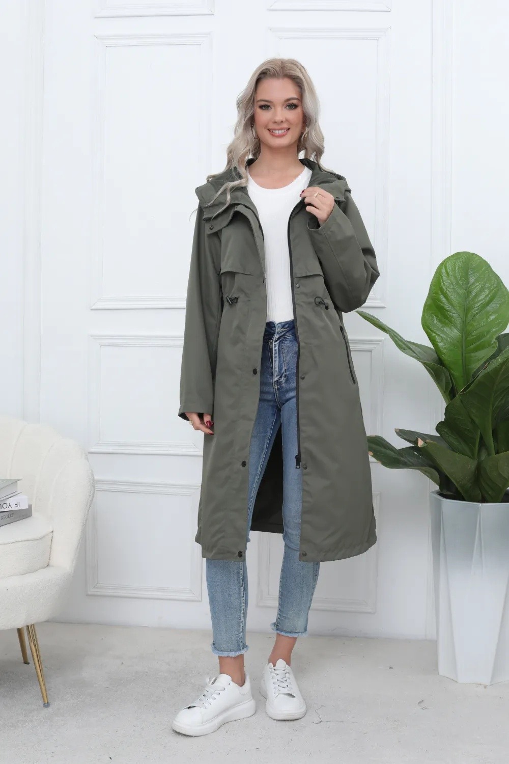 Long Waterproof Hooded Parka - Image 4