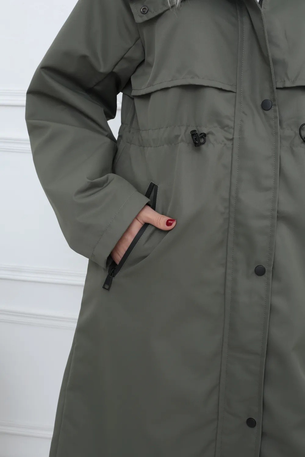 Long Waterproof Hooded Parka - Image 14