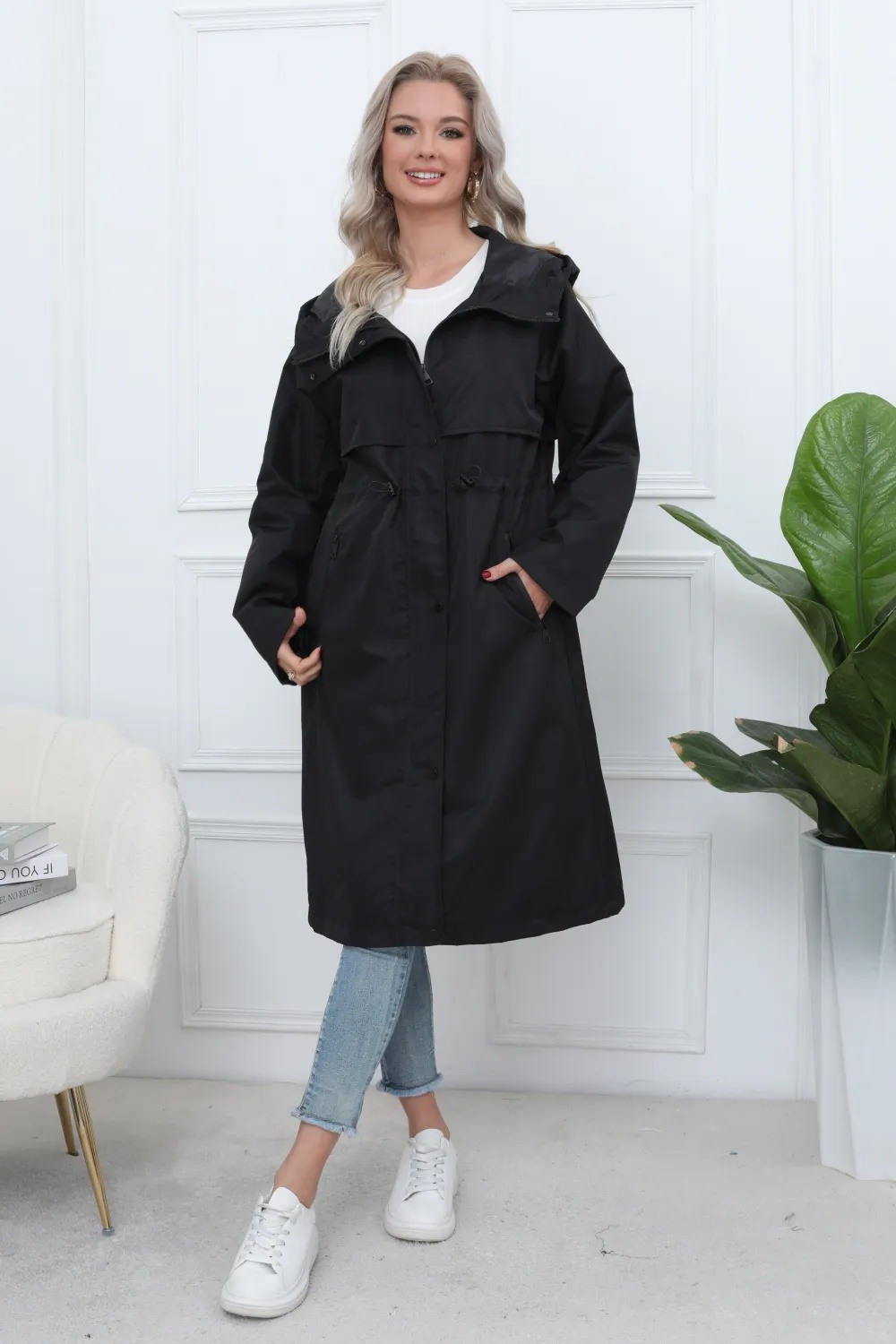 Long Waterproof Hooded Parka - Image 12