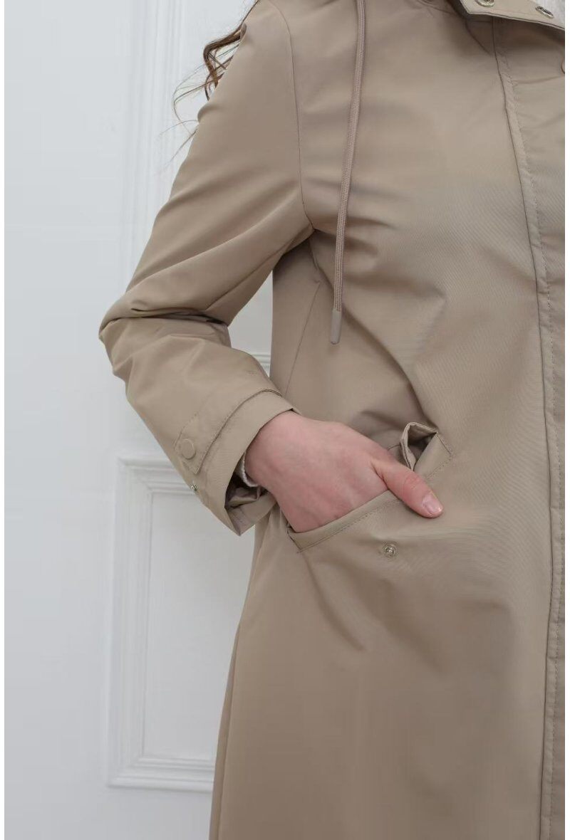 Giacca/Parka lunga leggera impermeabile - Image 9