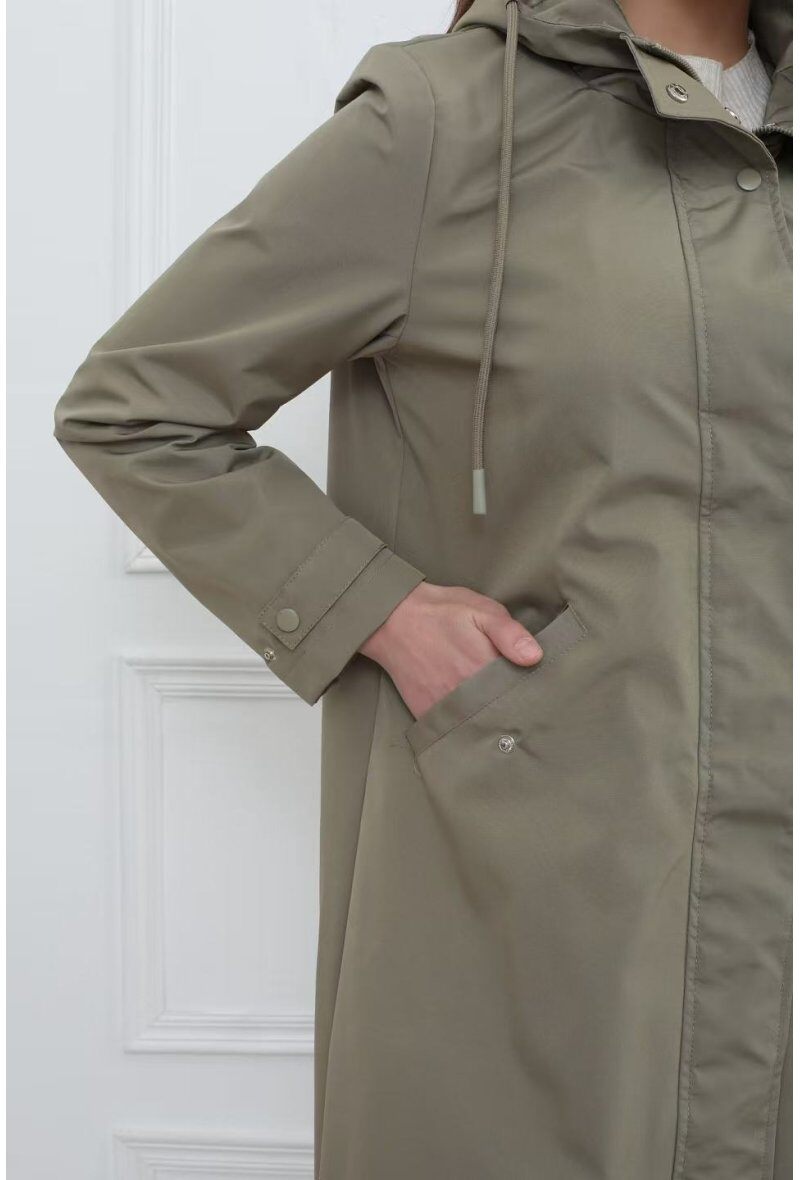 Giacca/Parka lunga leggera impermeabile - Image 11