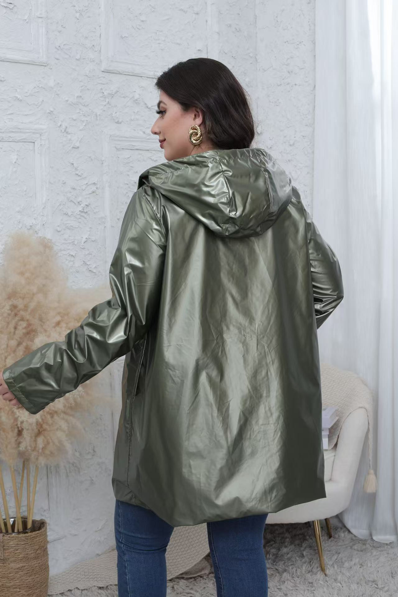 Veste imperméable réversible Grande taille - Image 19