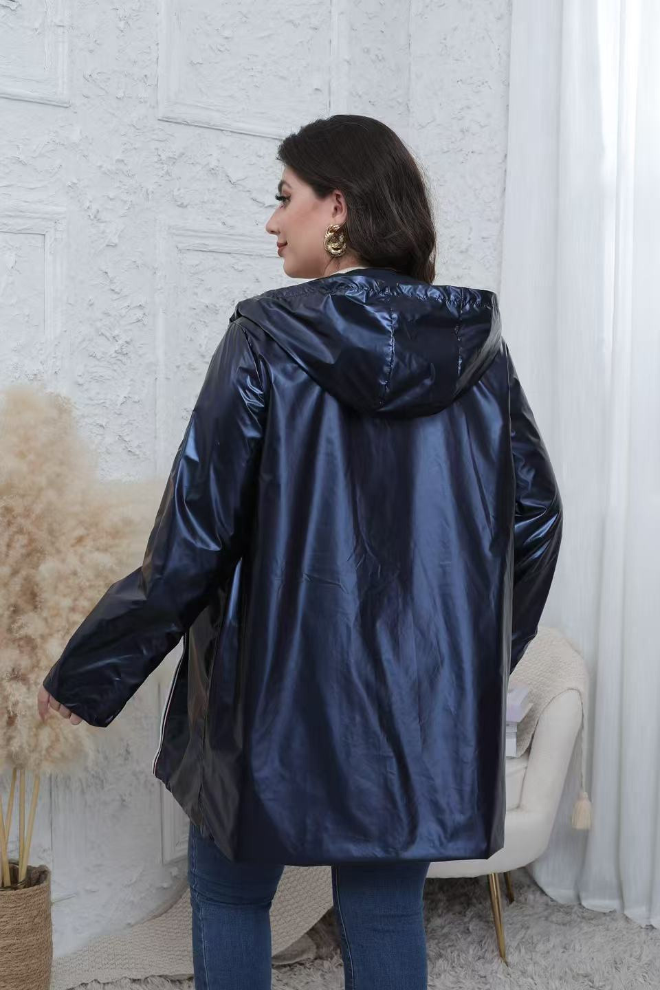 Veste imperméable réversible Grande taille - Image 18