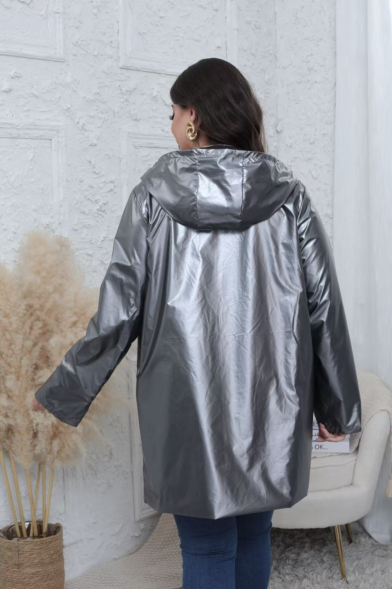 Veste imperméable réversible Grande taille - Image 17