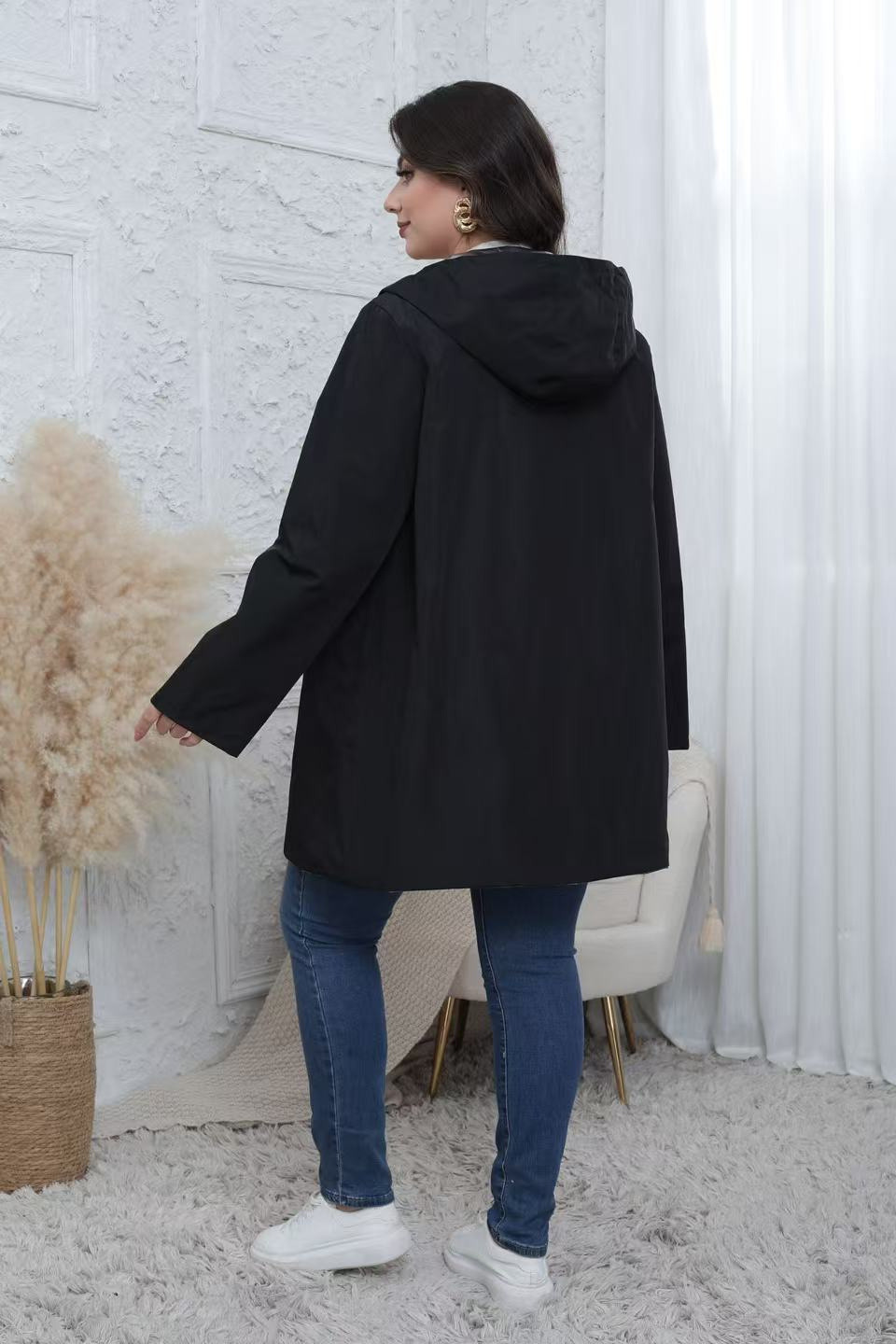 Veste imperméable réversible Grande taille - Image 12