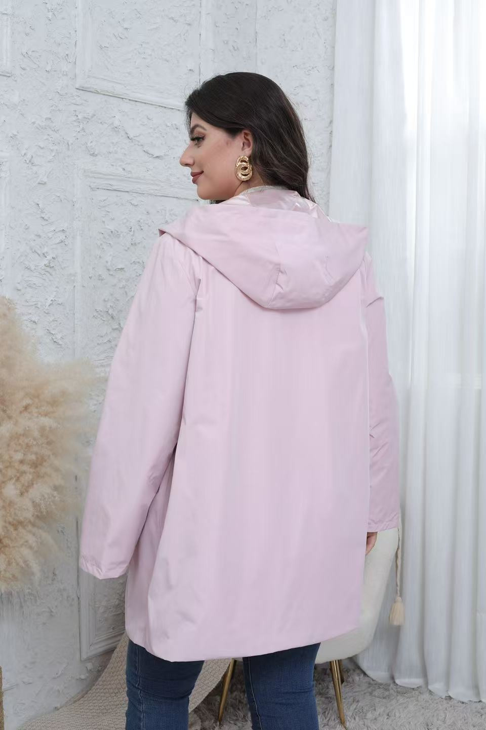 Veste imperméable réversible Grande taille - Image 9