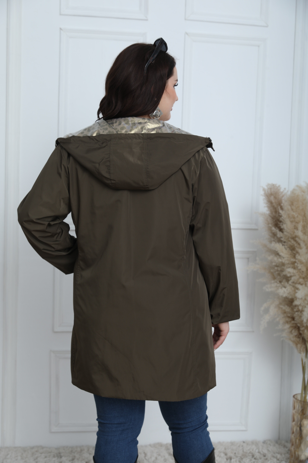 PLUS SIZE REVERSIBLE LEOPARD JACKET - Image 13