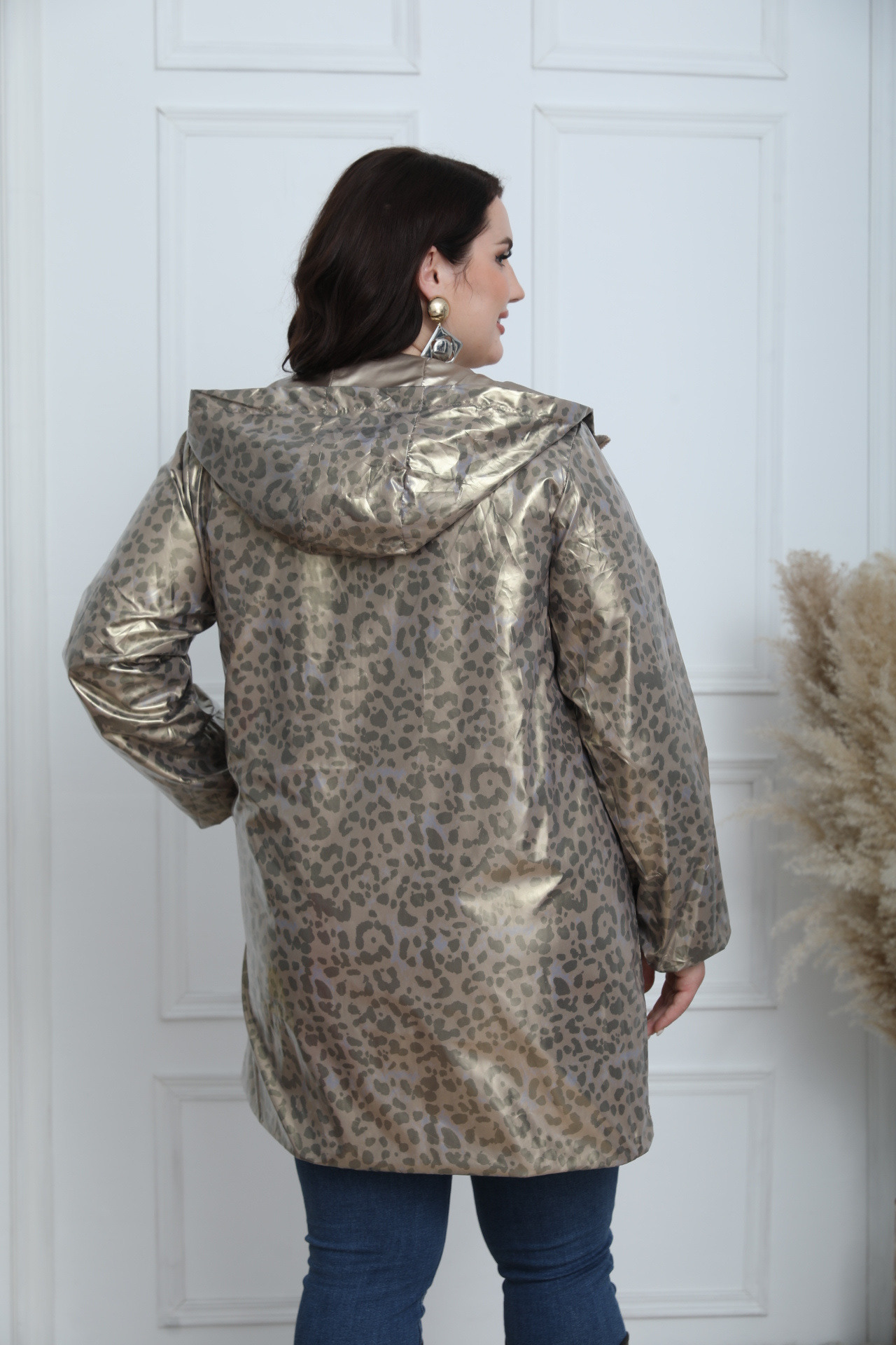 PLUS SIZE REVERSIBLE LEOPARD JACKET - Image 25