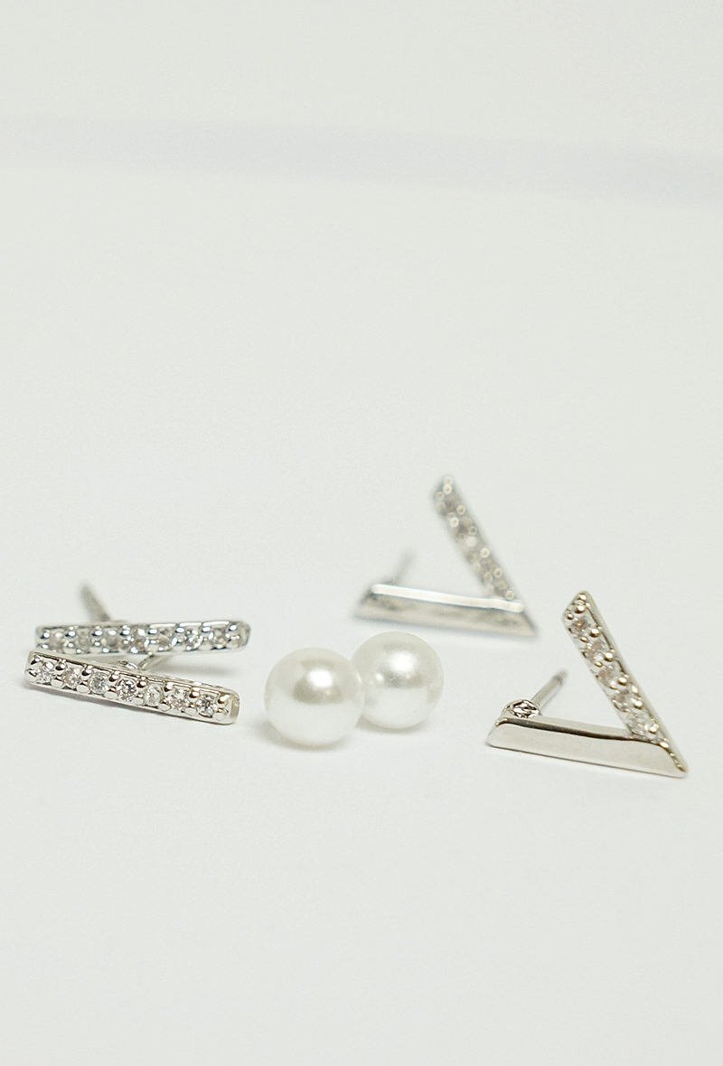 Wholesaler MET-MOI - Earring set 3 paires