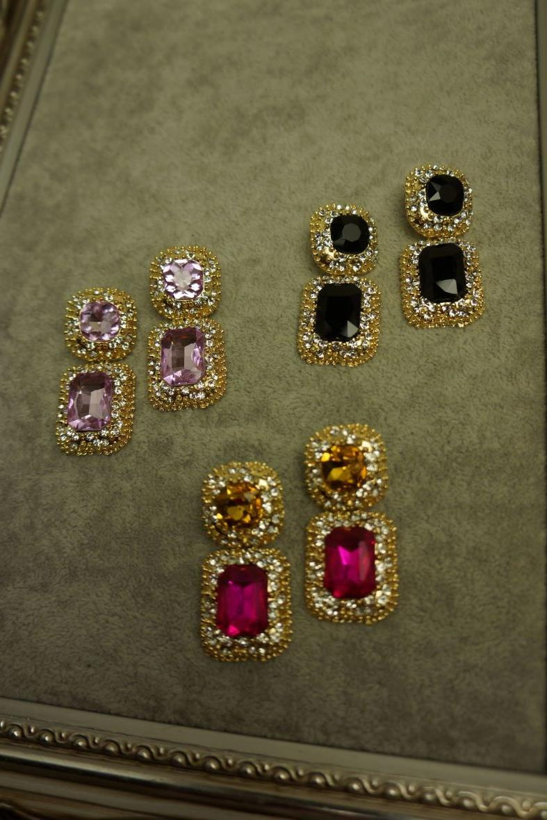 Wholesaler MET-MOI - color rhinestone earring