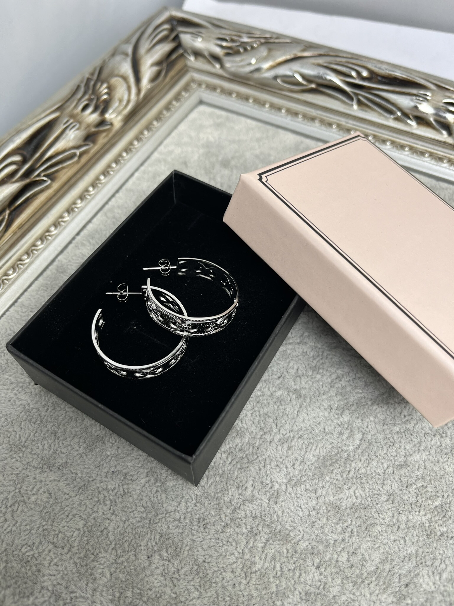 Wholesaler MET-MOI - Stainless steel hoop earrings with canned coffee beans