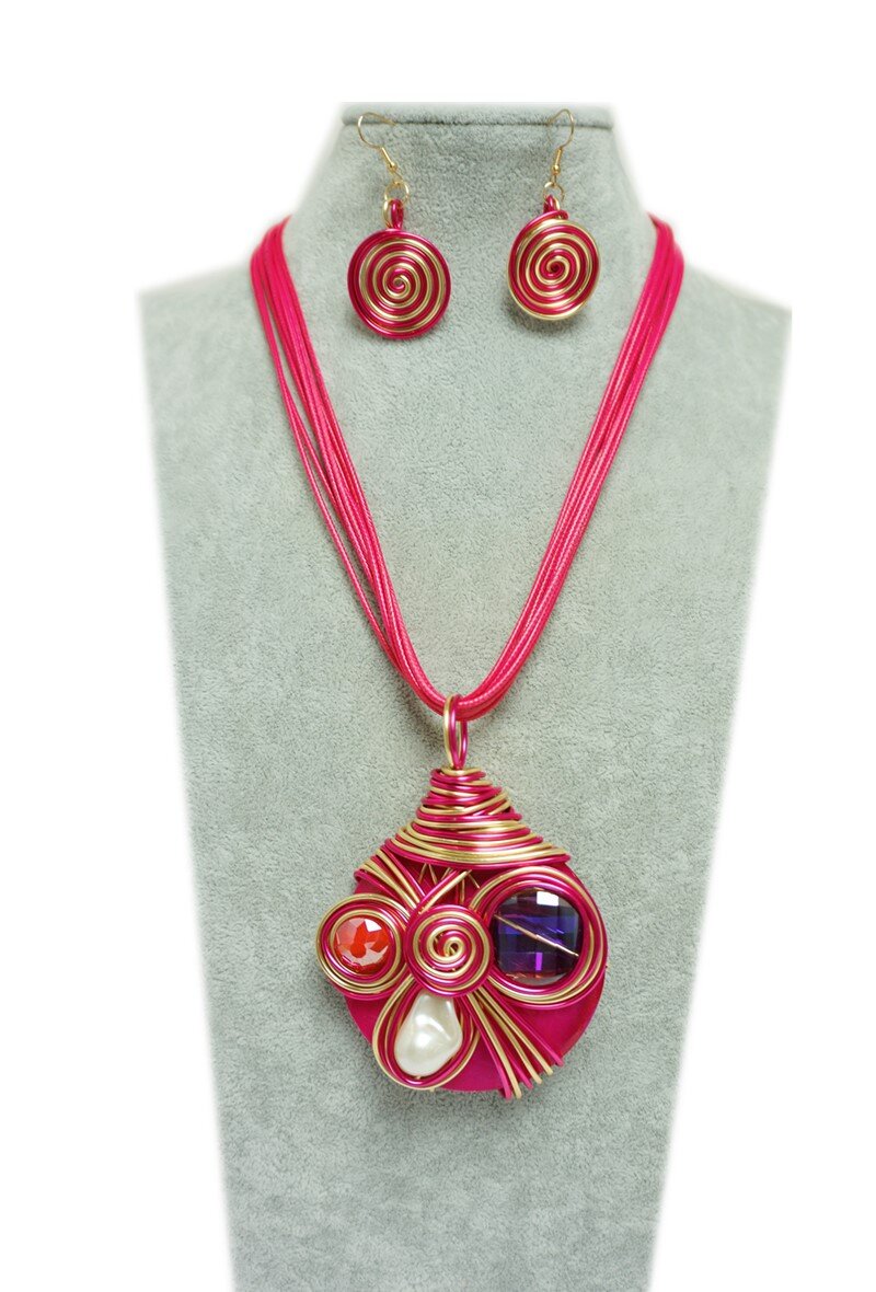 Wholesaler MET-MOI - Necklace with earring
