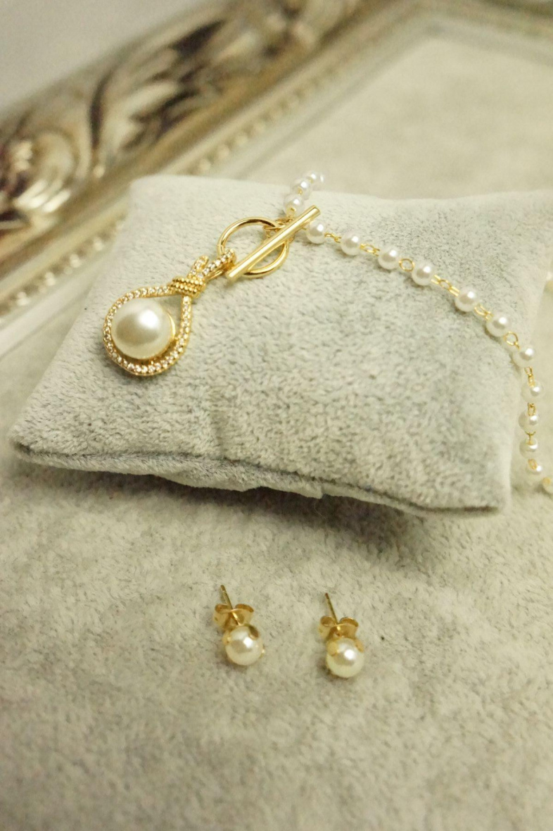 Wholesaler MET-MOI - Stainless steel pearl adornment