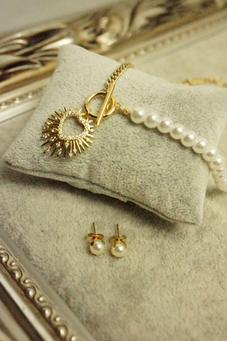Wholesaler MET-MOI - Stainless steel pearl adornment