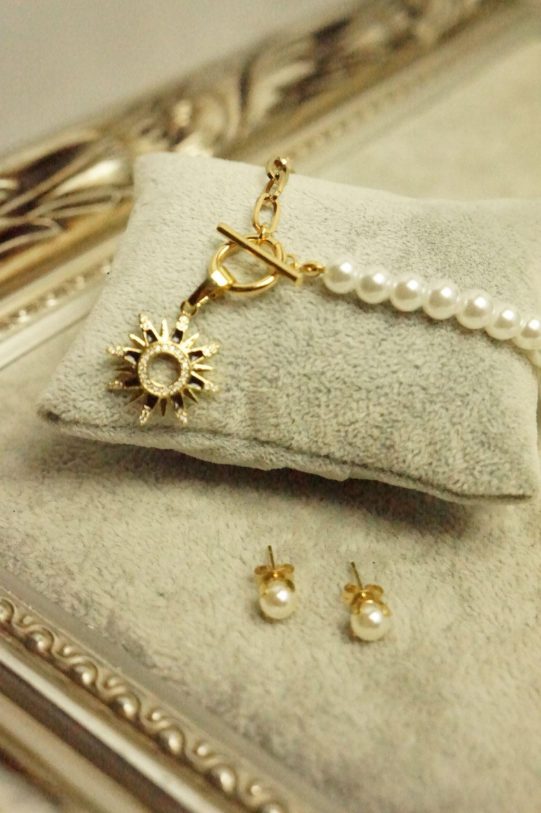 Wholesaler MET-MOI - Stainless steel pearl adornment