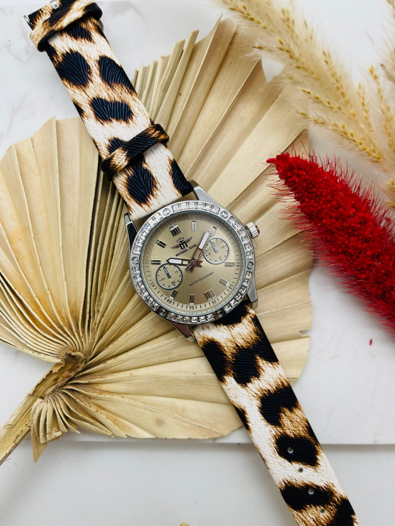 Wholesaler Michael John Montres - montre femme leopard  32902
