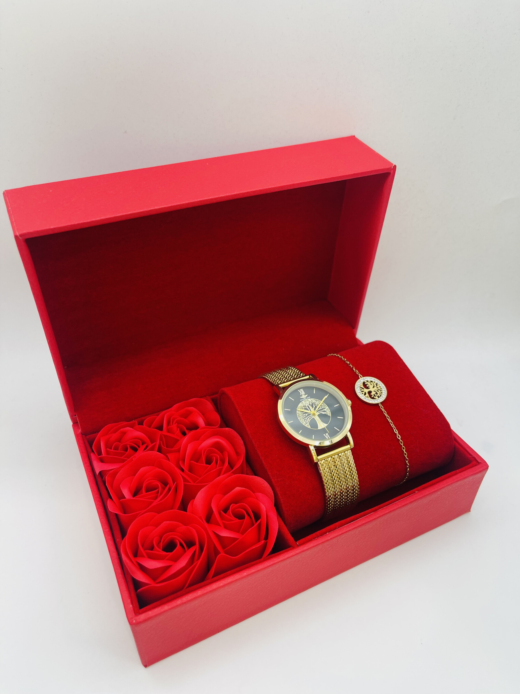 Grossista Michael John Montres - Michael John Woman Watch Box con gioielli in acciaio