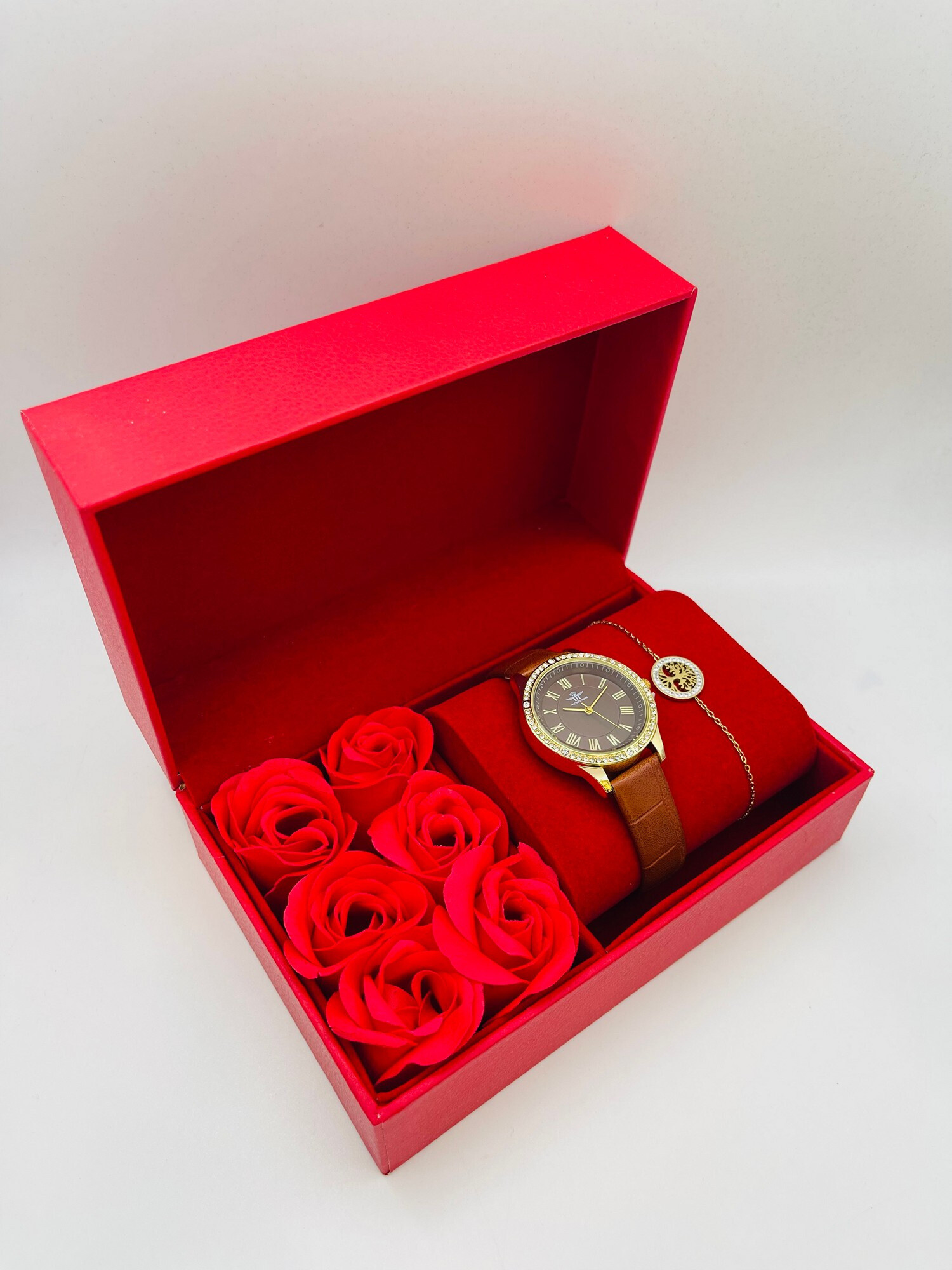 Grossista Michael John Montres - Michael John Woman Watch Box con gioielli in acciaio