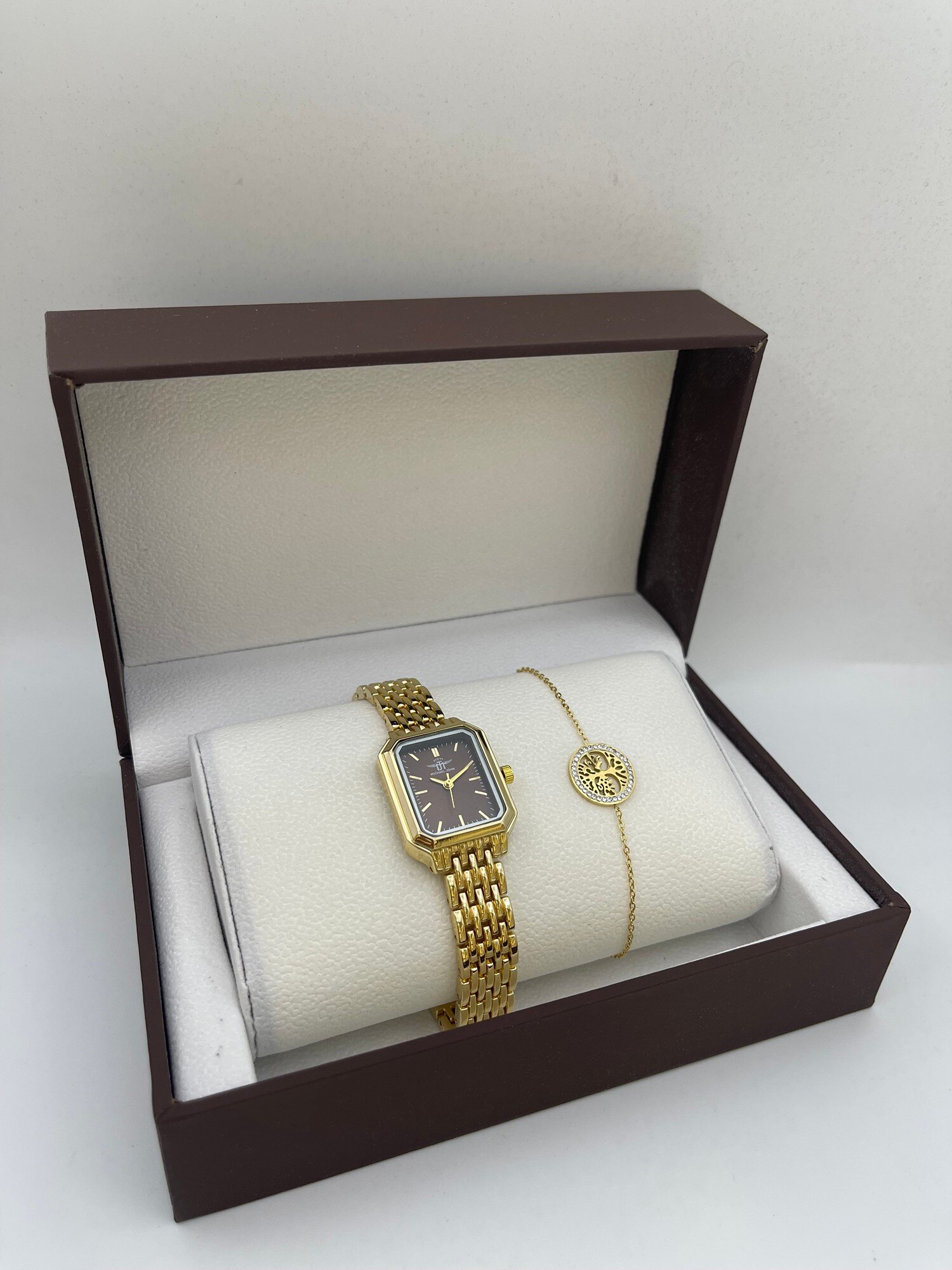 Grossiste Michael John Montres - COFFRET FEMME MICHAEL JOHN MARRON OND281