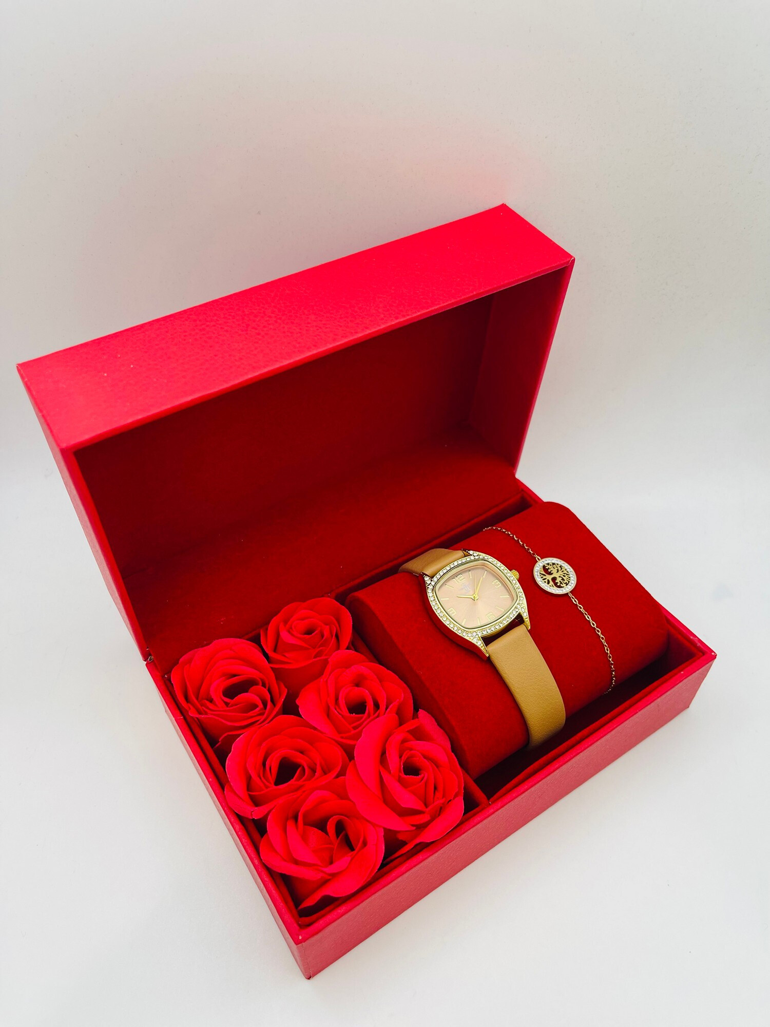 Grossista Michael John Montres - Michael John Woman Watch Box con gioielli in acciaio